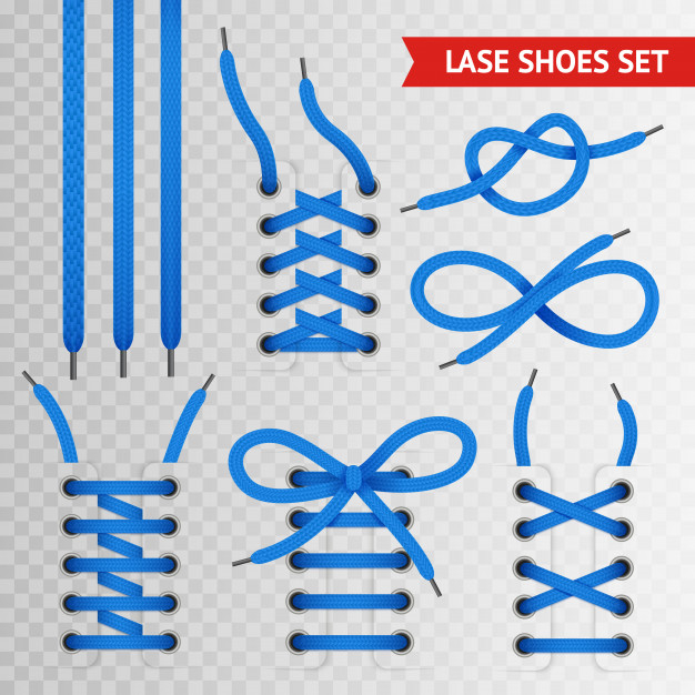 Free: Blue lace shoes set Free Vector - nohat.cc