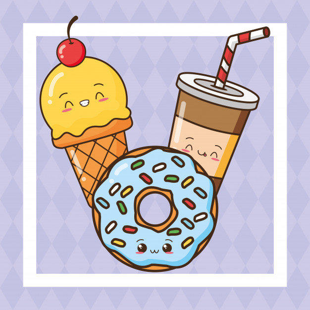 Cute Easy Cute Kawaii Food Drawings HD phone wallpaper | Pxfuel