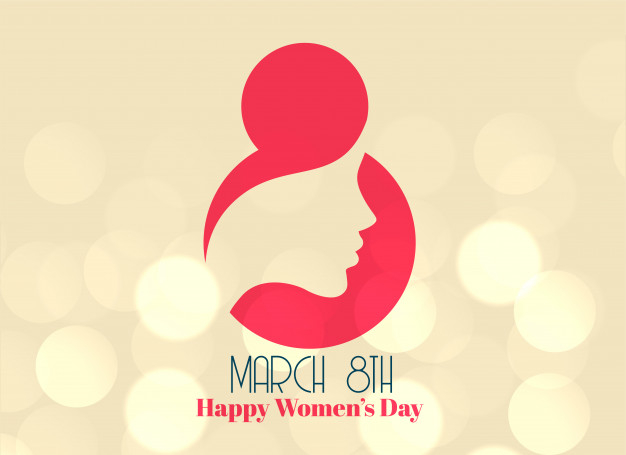 Free: Creative 8th march happy women's day design Free Vector 