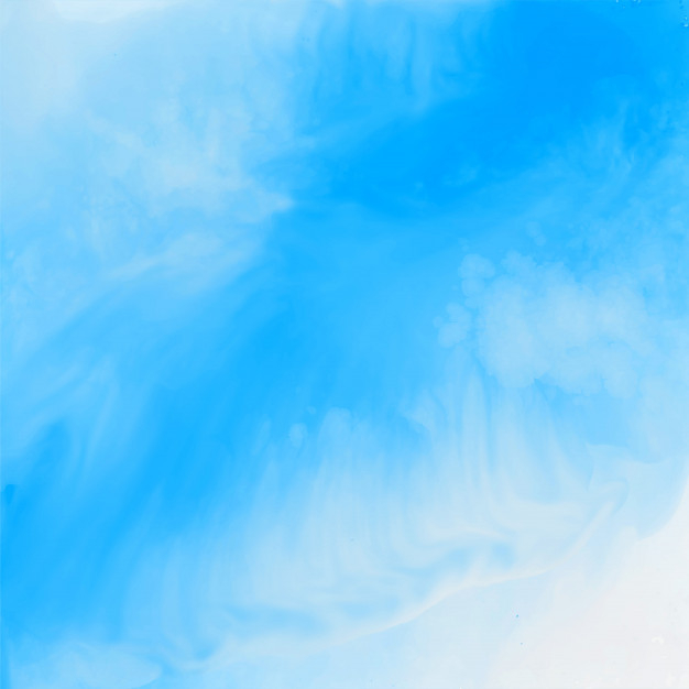 Watercolor blue ink colorful liquid drops Vector Image