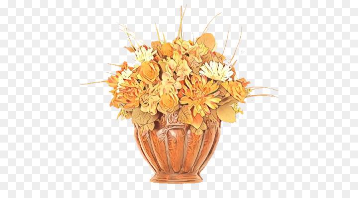  cartoon,flower,flowerpot,bouquet,cut flowers,floristry,plant,artificial flower,floral design,flower arranging,orange,png