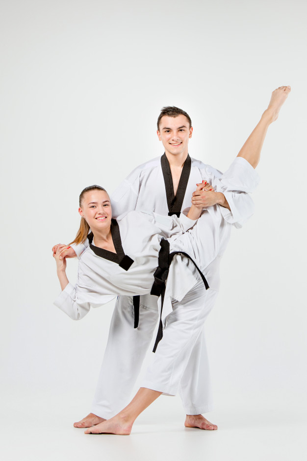 Anime Karate Black Belt Girl' Unisex Joggers