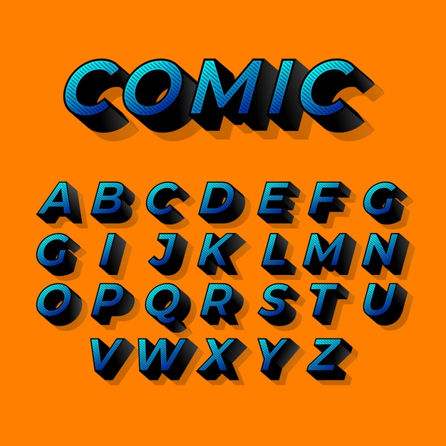 typographic,type,typo,style,abc,word,letters,text,3d,font,alphabet,typography,comic,character,design