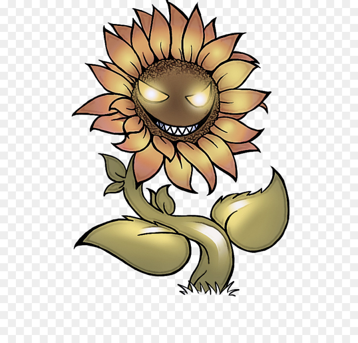 sunflower, cartoon,flower,plant,sunflower seed,png