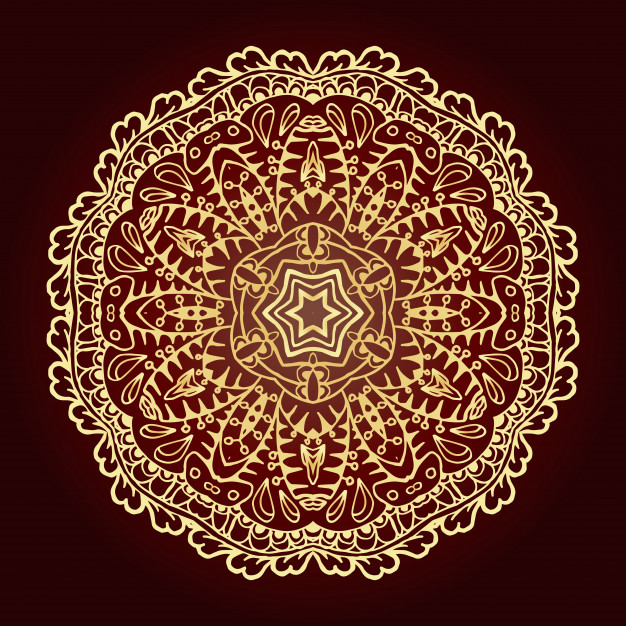 Free: Mandala. ethnic decorative element. islam, arabic, indian