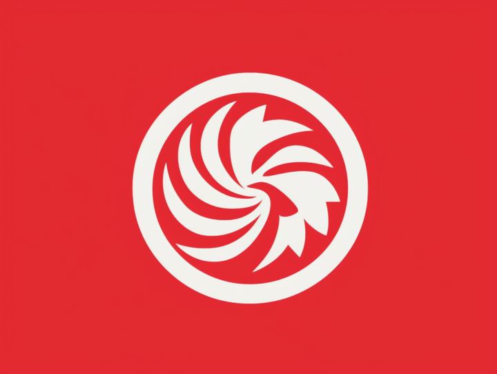 Free: Red & white design generated by A.I, idea for your logo - nohat.cc