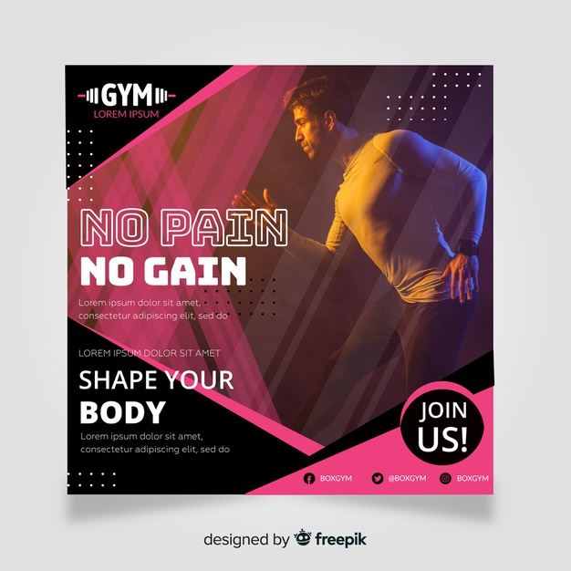 square banner,sporty,fit,lifestyle,training,exercise,healthy,square,sports,photo,fitness,sport,template,flyer,banner