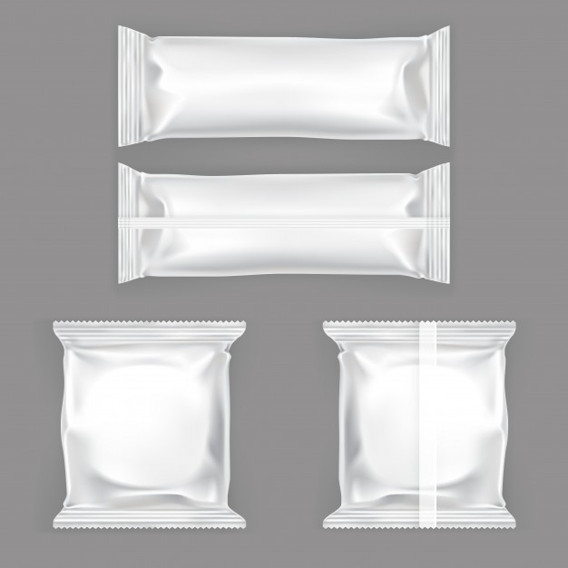 Free Vector  Set of white and transparent plastic bags.