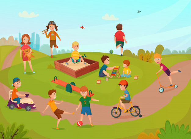 Kids play game Vectors & Illustrations for Free Download