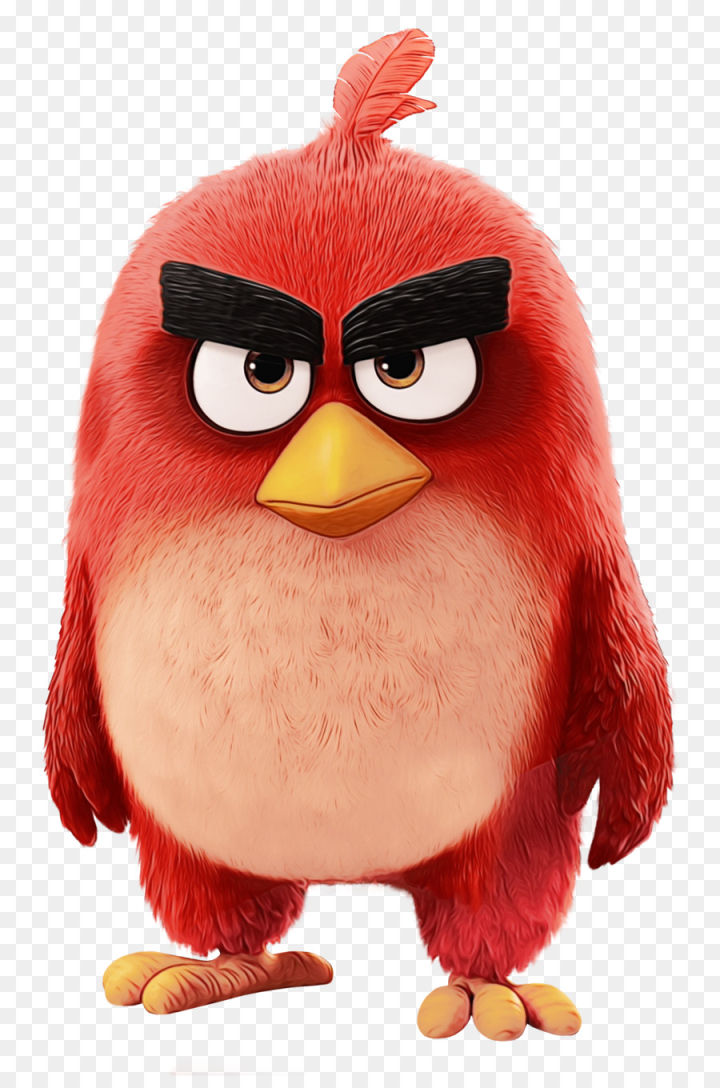 Free: Penguin, Stuffed Animals Cuddly Toys, Wiki, Angry Birds, Red PNG -  