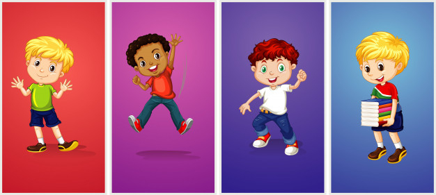 coloured,empty,smiling,different,boys,male,colourful,signage,emotion,young,female,reading,boy,happy,color,cute,cartoon,character,girl,kids,book,frame,background