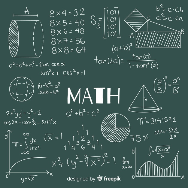 Free: Math chalkboard background 