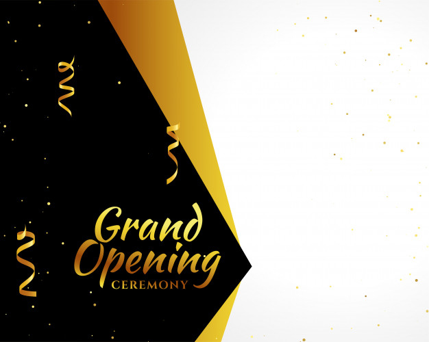 Grand opening soon announcement new shop Vector Image