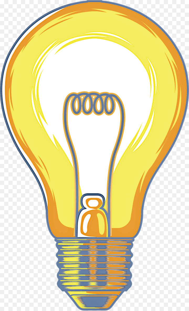 yellow,light bulb,incandescent light bulb,compact fluorescent lamp,png