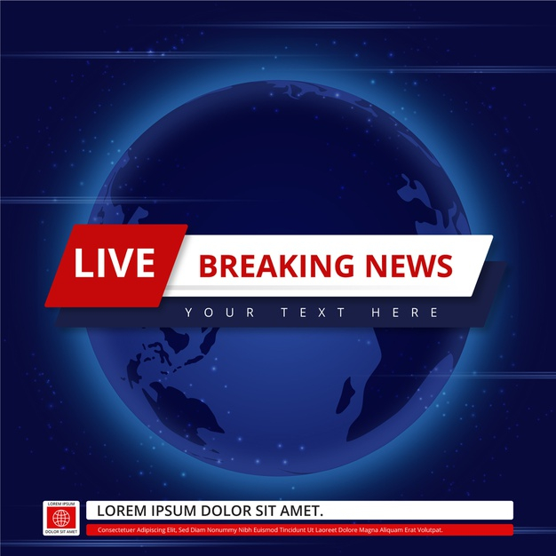 Breaking News Streaming Free Vector Nohat Free For Designer