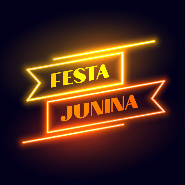 Glowing neon fiesta holiday sign mexican festival Vector Image