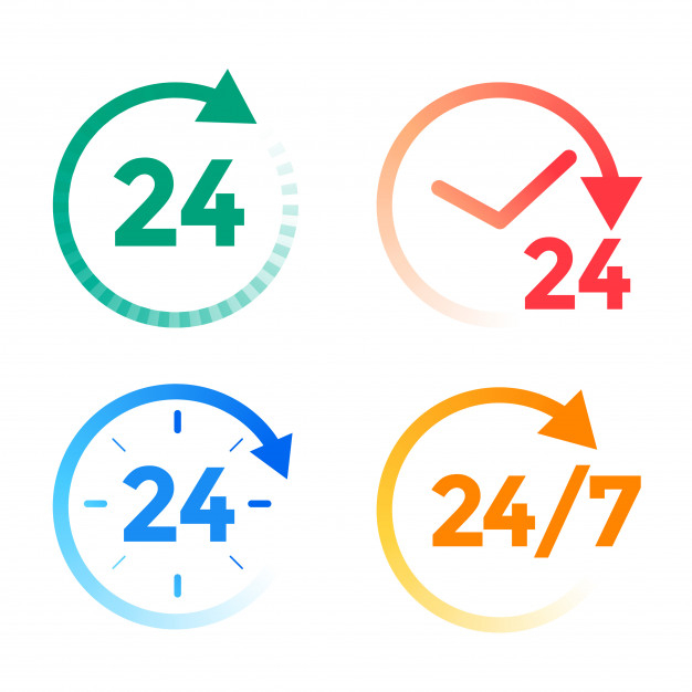 twenty four,anytime,24hr,24hrs,24hours,twenty,24h,convenience,helpdesk,seven,assistance,hours,four,24,center,7,week,hour,set,day,open,support,call,service,watch,contact,time,shop,number,icons,clock,business