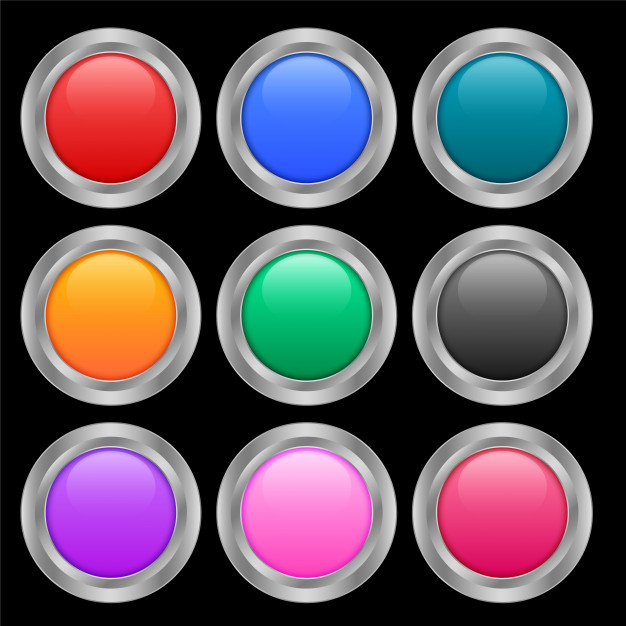 nine,empty,push,reflection,different,glossy,blank,shiny,buttons,shine,curve,colors,round,glass,gradient,button,circle