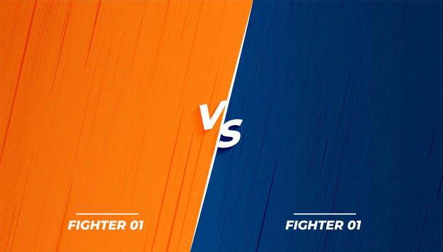 Premium Vector  Versus vs fight battle screen background