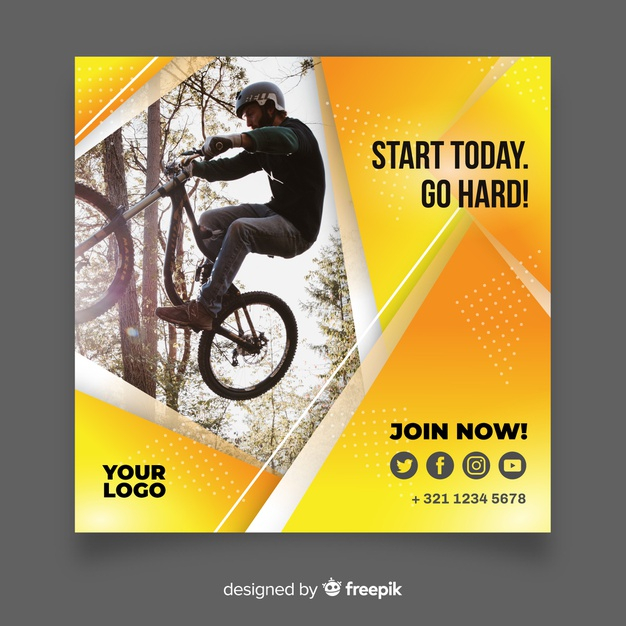 square banner,sportswear,riding,sporty,fit,lifestyle,cycling,training,exercise,healthy,bicycle,square,bike,sports,photo,fitness,sport,template,banner