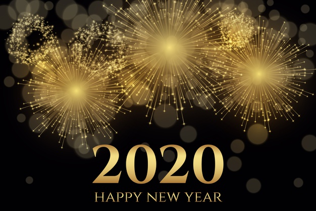Free: Fireworks new year 2020 Free Vector - nohat.cc