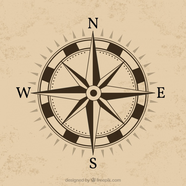 Realistic Compass Illustration Design Vector Download