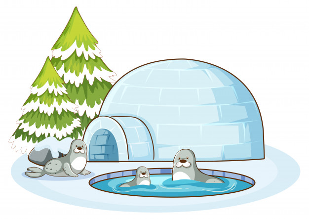 Drawing Igloo Vector Images (over 610)