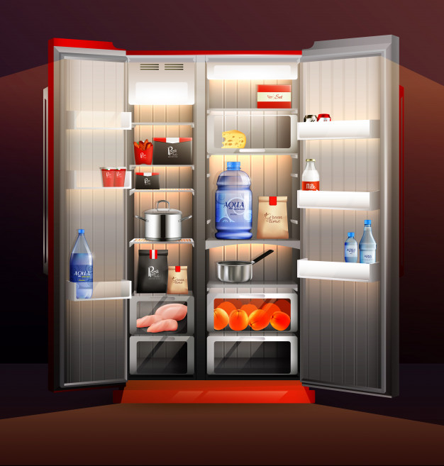 refrigerator vector free download