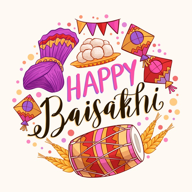 Happy Baisakhi drawing step by step | Baisakhi day drawing easy | - YouTube