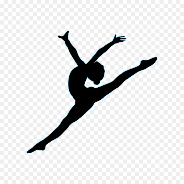 Free: Silhouette, Gymnastics, Art, Athletic Dance Move, Ballet Dancer PNG 