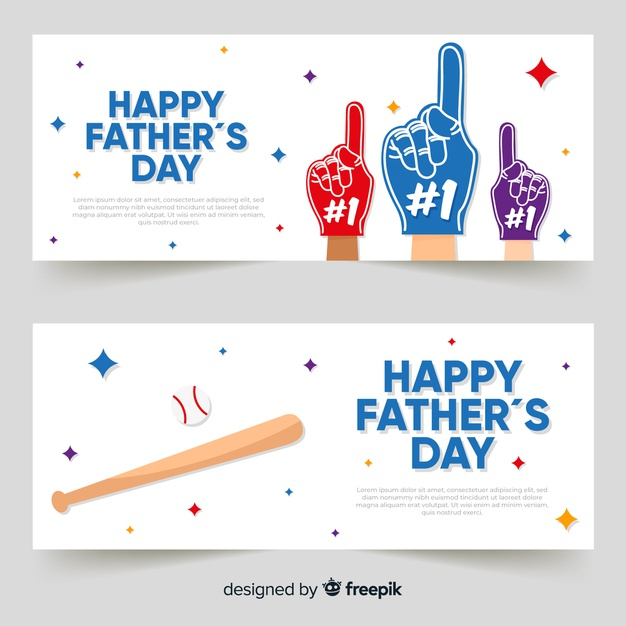 Free Vector  Happy fathers day template