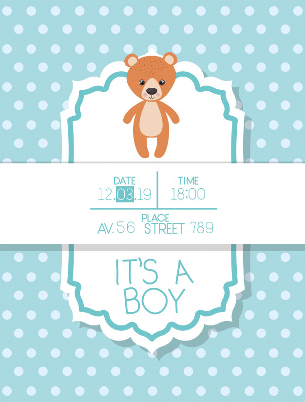 Happy baby boy scrapbook blue frame, Stock vector