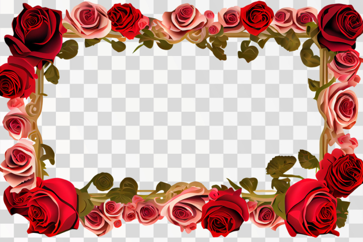 roses frame
