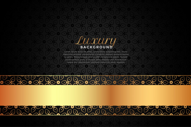 Black and gold background Royalty Free Vector Image