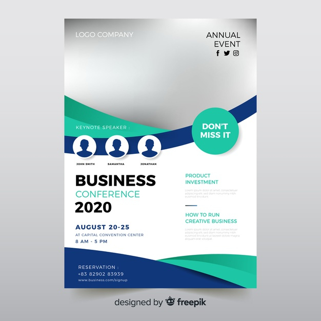 corporate business masterclass event flyer Template