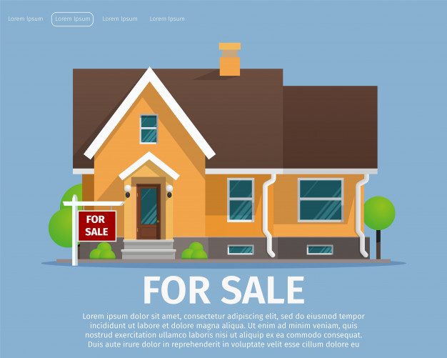 Free: Vector illustration cartoon concept rent house Free Vector 