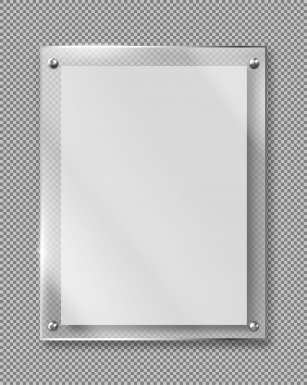 Metal plaque on steel sheet Royalty Free Vector Image