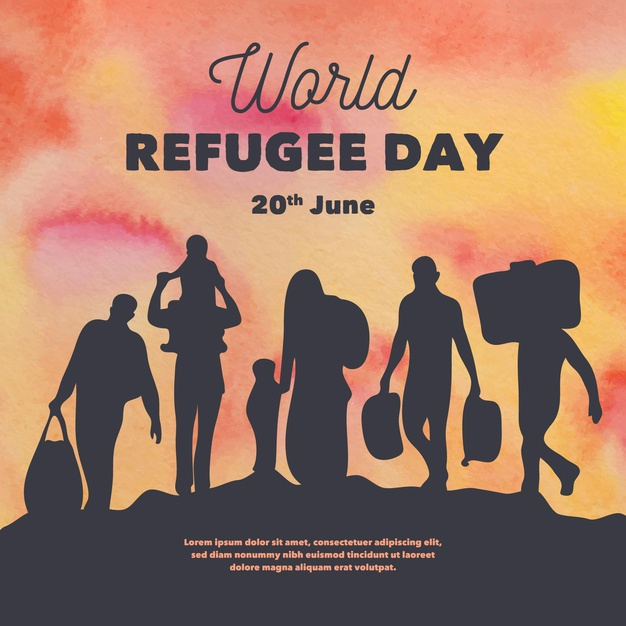 refugee day,world refugee day,migrant,immigrant,refugee,rights,immigration,humanitarian,awareness,concept,silhouettes,day,emergency,community,help,illustration,human,event,world