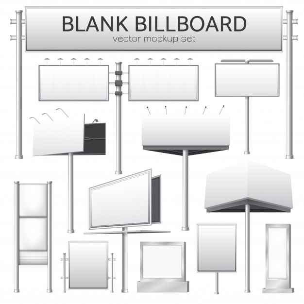 rectangular,outside,demonstration,monochrome,large,empty,standing,advert,placard,announce,realistic,set,blank,publicity,collection,panel,signage,stationary,notice,outdoor,urban,signboard,advertisement,promo,branding,street,billboard,metal,construction,city,mockup