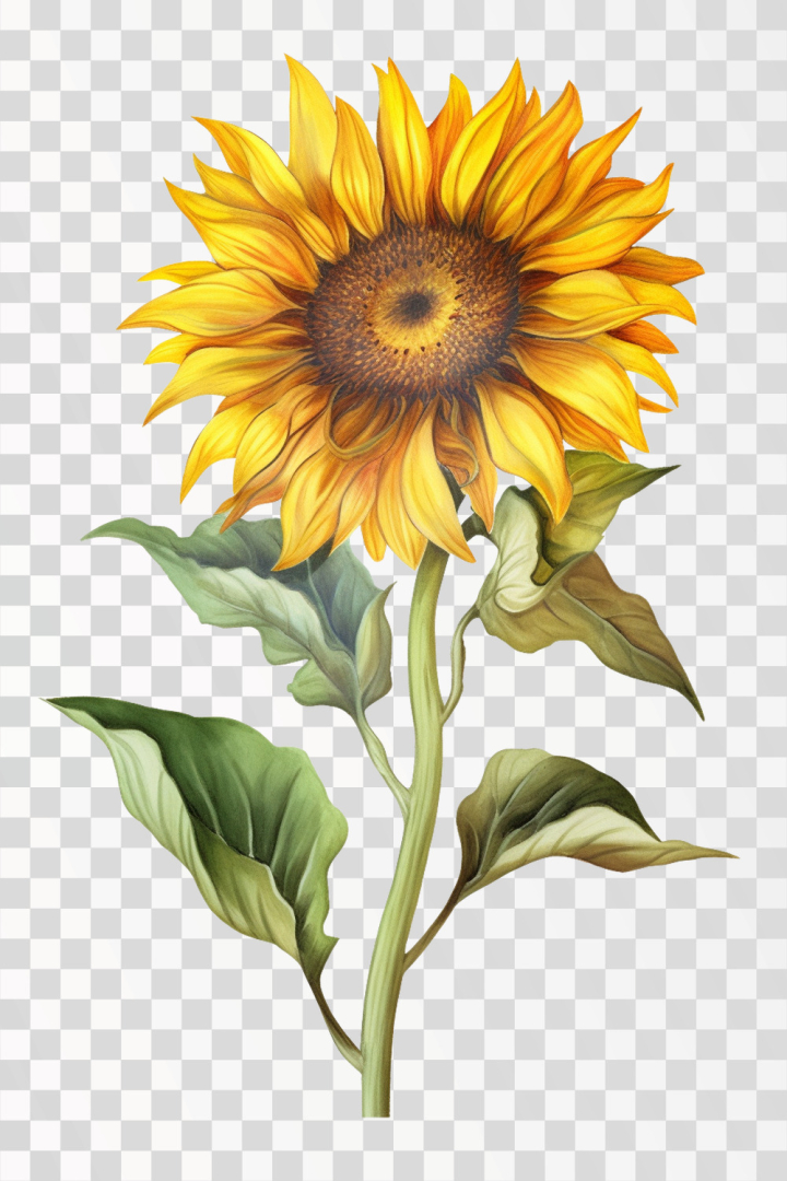 Free: Sunflower Flower, PNG transparent background - nohat.cc