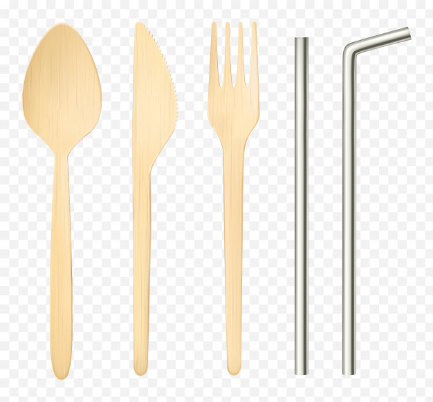 dishware,straws,utensil,serving,isolated,ecological,rural,realistic,straw,top view,top,cutlery,meal,view,transparent,steel,knife,craft,traditional,wooden,fork,spoon,eco,retro,wood