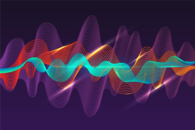 waveform,flowing,tone,vibrant,amplifier,frequency,recording,mixer,blurred,player,volume,equalizer,bright,audio,display,effect,sound,disco,rainbow,lines,wave,light,computer,technology,music,background