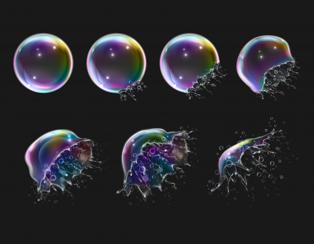 deformation,bursting,froth,lather,bladder,spraying,isolated,droplet,transparency,reflection,realistic,set,glossy,collection,shiny,aqua,break,foam,powder,burst,liquid,soap,sphere,explosion,ball,drop,round,process,stage,shape,bubble,3d,rainbow,splash,circle,water,abstract