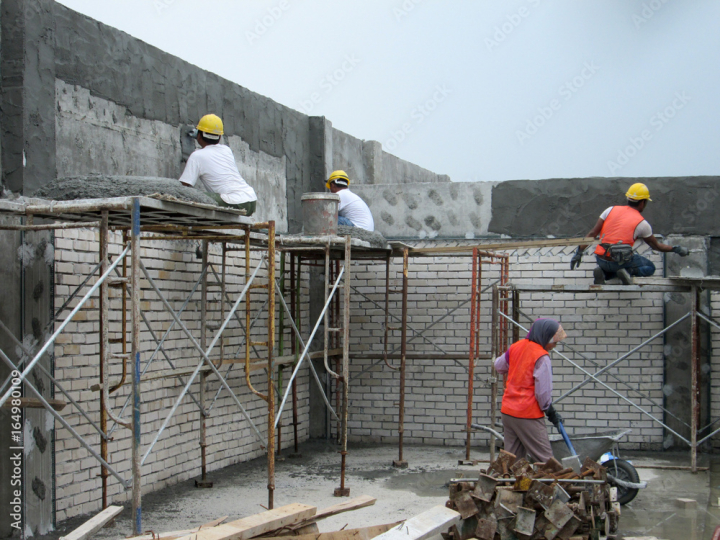 architecture,builder,building,cement,concrete,construction,contractor,cover,debris,equipment,hand,height,high,housekeeping,industry,job,labourer,level,lime,machine,malaysia,man,manual,masonry,material,mix,mortar,object,occupation,in plaster,plasterer,plastering,platform,professional,renovation,safety,scaffolding,site,smoothing,surface,tool,trade,trowel,wall,work,men at work,beam,sand,water,adobestock