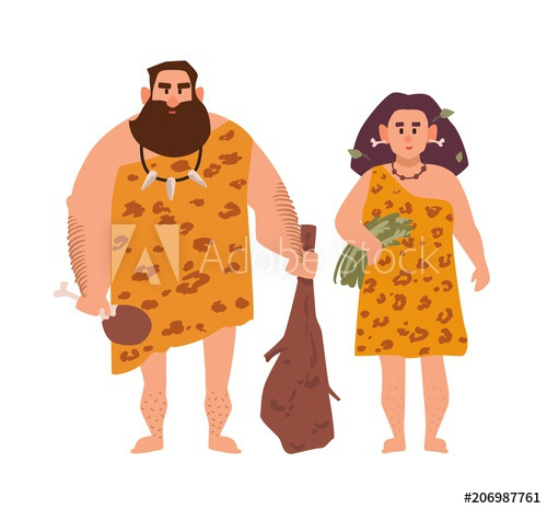 pair,primitive,archaic,man,woman,dressed,fur,clothes,standing,together,adult,ancient,beard,bone,boyfriend,cartoon,caveman,character,clothing,coloured,colourful,couple,cudgel,family,female,flat,girlfriend,grass,guy,holding,human,husband,illustration,isolated,male,meat,neanderthal,paleolithic,partner,people,person,prehistoric,primeval,romantic,skin,stone age,vector,wife,adobestock