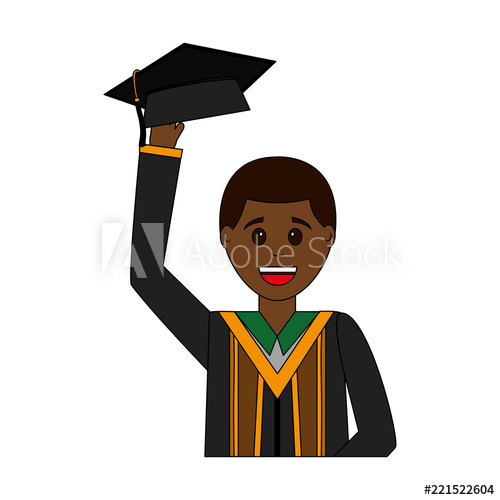 happy,graduate,man,portrait,character,hold,hat,cap,celebrate,education,graduation,male,vector,illustration,school,student,afro,american,college,isolated,people,university,smile,gown,young,boy,background,person,guy,flat,design,diploma,degree,achievement,success,academic,cartoon,icon,cognition,certificate,avatar,face,celebration,study,bachelor,adobestock