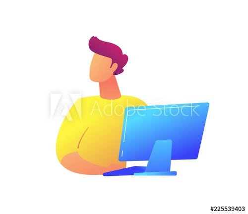 developer,working,desktop,computer,vector,illustration,desk,work,screen,man,office,programmer,business,person,flat,job,people,workplace,cyberspace,background,technology,concept,creative,freelancer,manager,guy,table,project,web,laptop,back,behind,icon,monitor,chair,text,display,browsing,workstation,web log,company,male,space,design,notebook,student,hand,freelance,user,to sit,adobestock