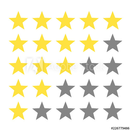 10 ten number icon design with golden star Vector Image