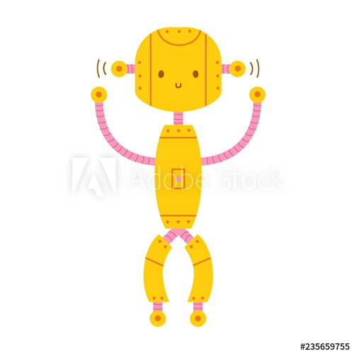 vector,cute,adorable,smiling,robot,isolated,white,background,cartoon,character,lovely,machine,amusing,android,arm,artificial,baby,bionic,bot,bright,cheerful,childish,coloured,colourful,creature,cyber,cyborg,design element,electric,electronic,flat,friendly,funny,future,futuristic,graphic,happy,android,illustration,intelligence,joyful,leg,machinery,mascot,mechanical,metal,modern,monster,retro,adobestock