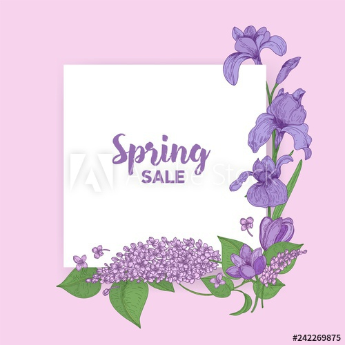 square,card,spring,sale,lettering,decorated,beautiful,blooming,seasonal,garden,flower,flower,hand-drawn,promo,advertisement,advertising,bloom,blossom,border,botanical,botany,tree branch,coloured,colourful,decor,decoration,decorative,design element,drawn,elegance,elegant,flora,floral,frame,illustration,inscription,iris,isolated,leaf,lilac,natural,nature,plant,promotion,realistic,retro,romantic,season,adobestock